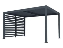 Quebra-Sol Orientavel Aluminio Para Pérgola Bioclimatica Antracite L2,78 X A2,2 M - Bolsena