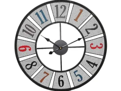 Relógio De Parede Birmingham - Metal - D.50 Cm - Multicolor