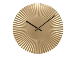 Relógio De Parede Design D. 50 Cm Metal Dourado - Felinar