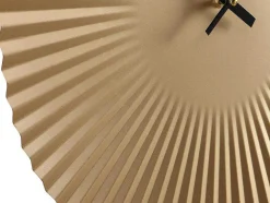 Relógio De Parede Design D. 50 Cm Metal Dourado - Felinar