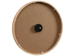 Relógio De Parede Em Palhinha D. 60 Cm Mdf E Madeira Natural - Fietra