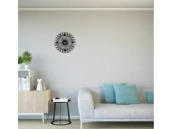 Relógio Geometrico 3, Preto, 50X1,5X50 Cm, Epikasa