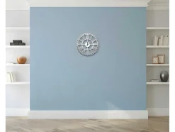 Relógio Vintage 5, Branco, Preto, 50X1,5X50 Cm, Epikasa