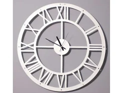 Relógio Vintage 3, Branco, Preto, 50X0,16X50 Cm, Epikasa