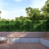 Revestimento De Parede Vegetal Sintetico Pack De 1M Cor Verde - Newry
