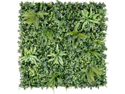 Revestimento De Parede Vegetal Sintetico Verde, Pack De 1 M - Delvin