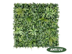 Revestimento De Parede Vegetal Sintetico Verde, Pack De 1 M - Delvin