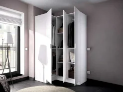 Roupeiro De Canto 3 Portas C132 Cm Branco - Listowel