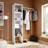 Roupeiro De Parede C137 Cm Branco - Gaetan