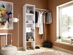 Roupeiro De Parede C137 Cm Branco - Gaetan