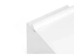 Sanita Suspensa Branco Com Estrutura De Suporte E Placa De Descarga Cromado Oval - Clemona