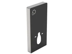 Sanita Suspensa Em Ceramica Preto Brilhante Com Estrutura De Suporte Decorativo - Clemona