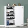 Sapateira 2 Portas Deslizantes 105X92X38 Branco