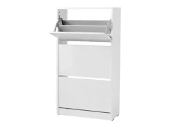 Sapateira 3 Portas Dobraveis 121X73X26 Branco