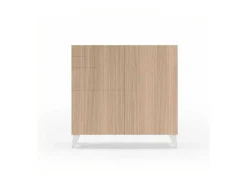 Sapateiro/Móvel Organização - H87Cm X L90Cm X P27Cm Nogueira Clara Pernas Branco - Bergen