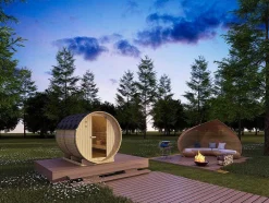 Sauna De Exterior De 6 Lugares C185 X L220 X A190 Cm - Isokyro