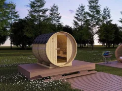 Sauna De Exterior De 6 Lugares C185 X L220 X A190 Cm - Isokyro