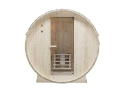 Sauna De Exterior 6 Lugares Com Salamandra De 8 Kw C185 X L220 X A190 Cm - Isokyro