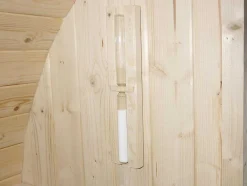 Sauna De Exterior 6 Lugares Com Salamandra De 8 Kw C185 X L220 X A190 Cm - Isokyro