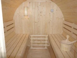 Sauna De Exterior 6 Lugares Com Salamandra De 8 Kw C185 X L220 X A190 Cm - Isokyro