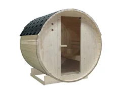 Sauna De Exterior 4 Lugares Com Salamandra De 6 Kw C185 X L180 X A190 Cm - Isokyro