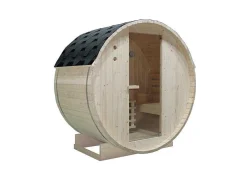 Sauna De Exterior 2 Lugares Com Salamandra De 3,5 Kw C185 X L120 X A190 Cm - Isokyro