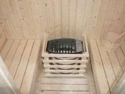Sauna De Exterior 2 Lugares Com Salamandra De 3,5 Kw C185 X L120 X A190 Cm - Isokyro