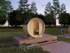 Sauna De Exterior 2 Lugares C185 X L120 X A190 Cm - Isokyro