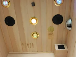 Sauna De Infravermelhos De 1 Lugar Osvald - C90*L90*A190 Cm - 1350W
