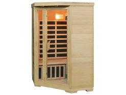 Sauna De Infravermelhos 3/4 Lugares De Canto Gama Prestigio Arvika Ii - 120 X 56 X 120 X A190 Cm