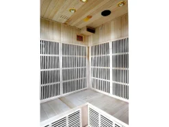 Sauna De Infravermelhos 3/4 Lugares Gama Prestigio Mikeli Iii - C150*P130*A190 Cm - Preto