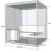 Sauna Tradicional Finlandesa 4/5 Lugares 180 X 160 X 200 Cm - Kolding