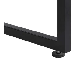 Secretária Com 3 Gavetas Mdf E Metal Cor Natural E Preto - Akivi