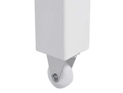 Secretária Consola Extensivel Com 2 Gavetas Branco E Natural - Loavia