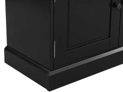 Secretária Em Pinho E Mdf Antracite E Natural Cleore
