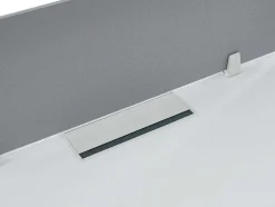 Secretária Profissional 1 Péssoa Branco C160 Cm Com Separador - Downtown