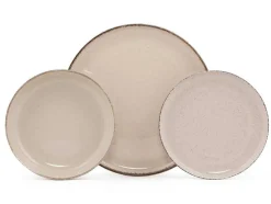 Servico De Louça Em Porcelana 18 Pecas Creme - Sancha