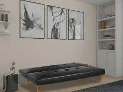 Sofá-Cama Tristar (Preto)