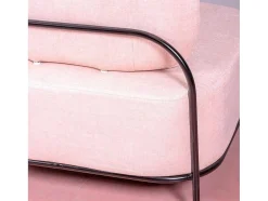 Sofá De 1 Lugar Com Design Minimalista - Clair - Rosa