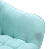 Sofá De 2 Lugares E Poltrona Em Tecido Cor Verde-Agua - Caserta
