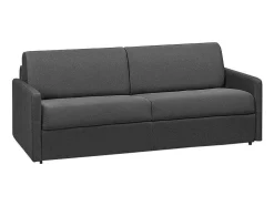 Sofá De 4 Lugares Rapidamente Convertivel Em Cama Em Tecido Cinzento - Cama De 160 Cm E Colchão De 22Cm - Calife