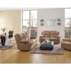 Sofá De 3+2+1 Lugares Relax Em Microfibra Cinzento - Hernani
