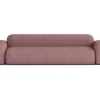 Sofá Max De 4 Lugares Em Tecido Vermelho