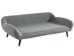 Sofá Para Animais Em Tecido E Pés Em Metal C.99 X L.61 Cm Cinza - Zolia