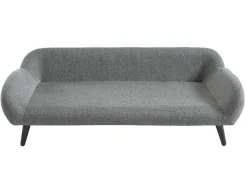 Sofá Para Animais Em Tecido E Pés Em Metal C.99 X L.61 Cm Cinza - Zolia