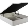 Sommier Com Arrumação Hestia Da Ysmee - Branco Mate - 160X200 Cm