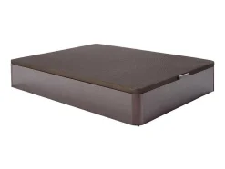 Sommier Com Arrumação Hestia Da Ysmee - Wenge Mate - 140X190 Cm