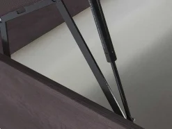 Sommier Com Arrumação Hestia Da Ysmee - Wenge Mate - 140X190 Cm