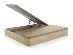 Sommier Com Espaco De Arrumação Hestia Da Ysmee Cor Natural Claro De 180 X 200 Cm