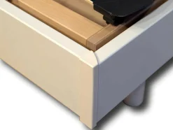 Sommier De Relaxamento Com Ripas Em Camadas - 5 Planeamentos De Cama - Firmeza Regulavel - 90 X 200 Cm - Branco